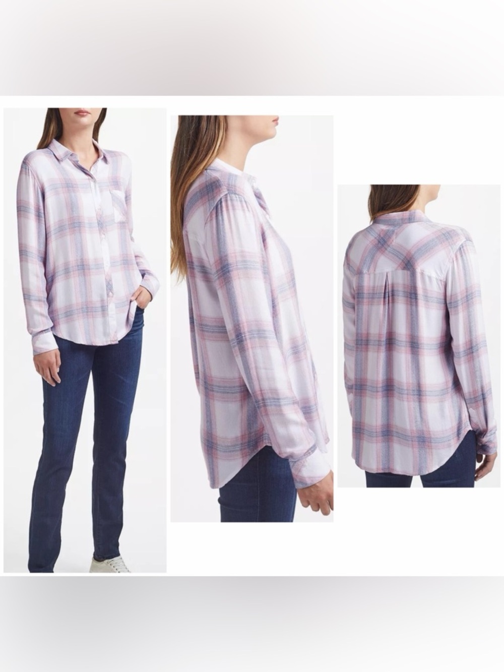 Rails Hunter Peony Plaid Button-Down Shirt